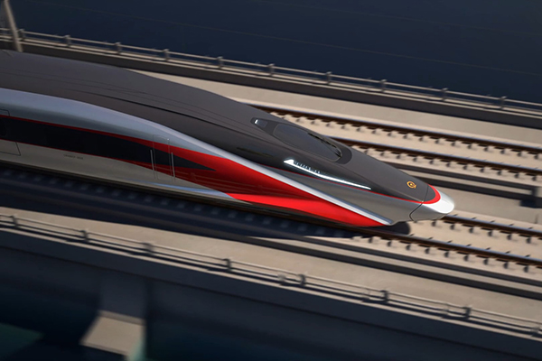 CR450動車組樣車發(fā)布，車身用到永磁、鎂合金、碳纖維等新材料